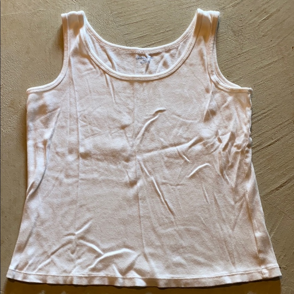 🌸 St. Johns Bay White Tank Top